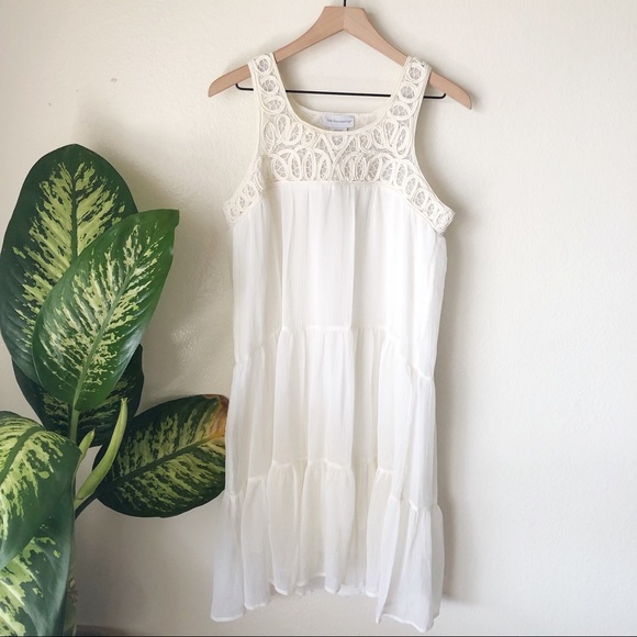 Soft Surroundings Dresses & Skirts - Soft Surroundings | Ivory Tiered Boho Dress